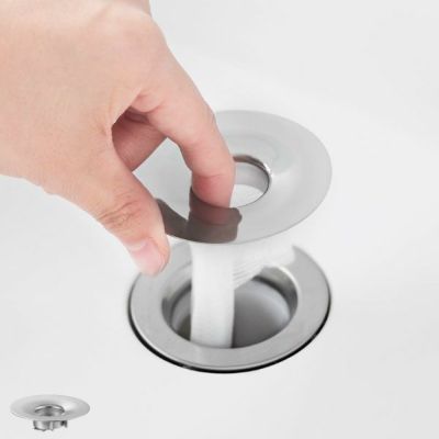 山崎実業 洗面排水口ゴミ受けネットホルダー タワー tower | バスグッズ・タワーシリーズ