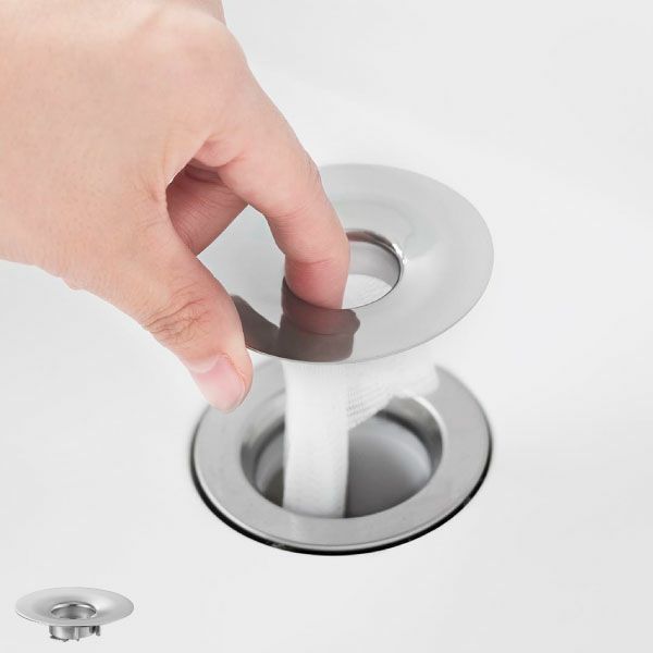 山崎実業 洗面排水口ゴミ受けネットホルダー タワー tower | バスグッズ・タワーシリーズ