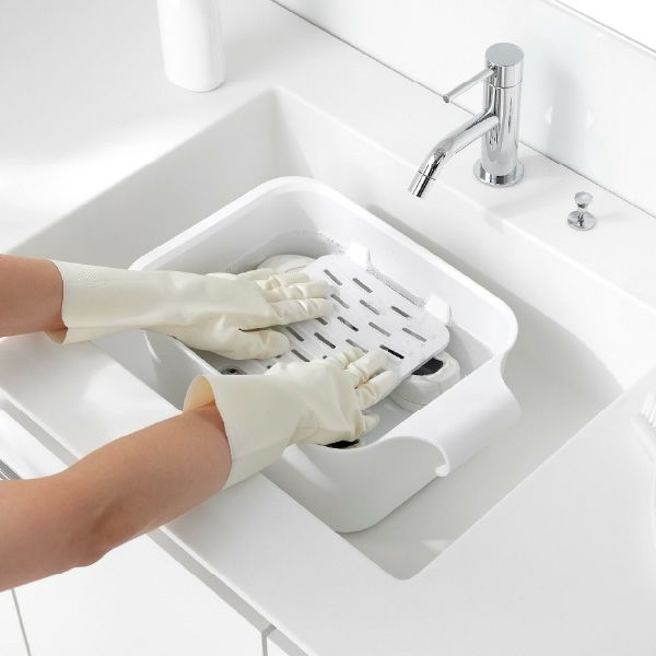 山崎実業 バケツで使える洗濯＆浸け置き板 タワー tower | バスグッズ・タワーシリーズ