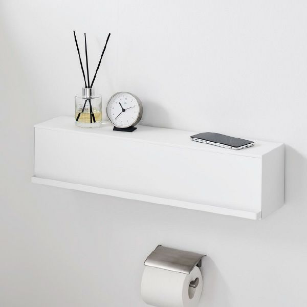 山崎実業 ウォール隠せるトイレ壁収納 タワー 石こうボード壁対応 tower | トイレ雑貨・タワーシリーズ