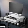 山崎実業 ゲームコントローラーも入る引き出し付きモニター台 タワー tower | インテリア雑貨・タワーシリーズ