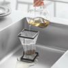山崎実業 コーナーに置ける水切りネットホルダー タワー スクエア tower | キッチン雑貨・タワーシリーズ
