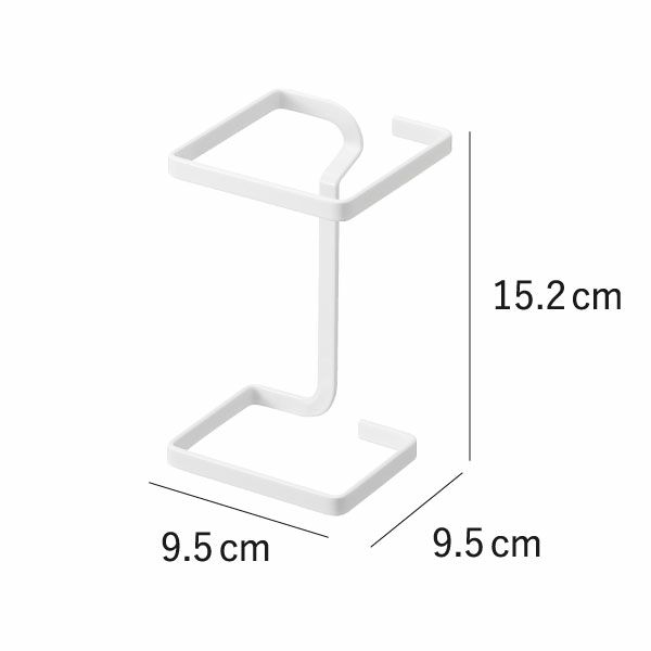 山崎実業 コーナーに置ける水切りネットホルダー タワー スクエア tower | キッチン雑貨・タワーシリーズ
