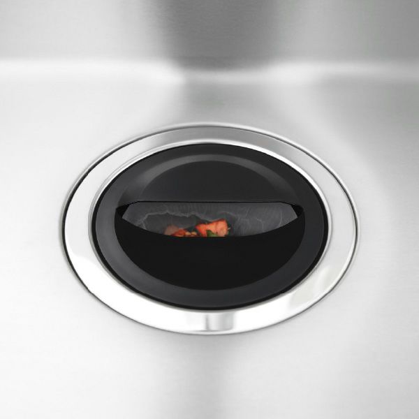 山崎実業 水切りネットホルダー付き排水口カバー タワー スクエア tower | キッチン雑貨・タワーシリーズ