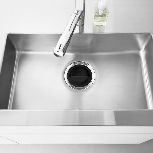 山崎実業 水切りネットホルダー付き排水口カバー タワー スクエア tower | キッチン雑貨・タワーシリーズ