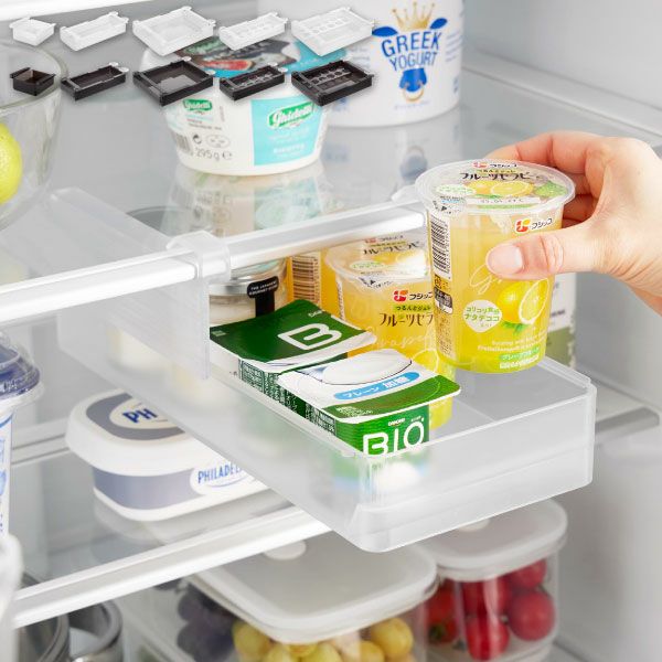 山崎実業 冷蔵庫中棚下ラック タワー tower | キッチン雑貨・タワーシリーズ