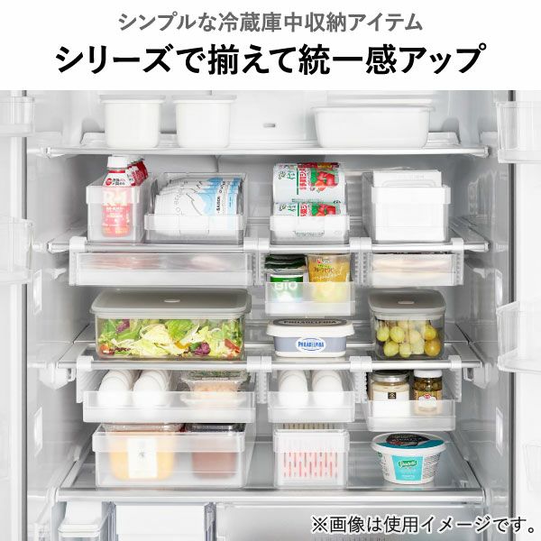 山崎実業 冷蔵庫中棚下ラック タワー tower | キッチン雑貨・タワーシリーズ