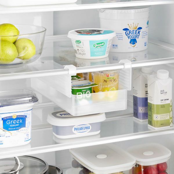 山崎実業 冷蔵庫中棚下ラック タワー tower | キッチン雑貨・タワーシリーズ