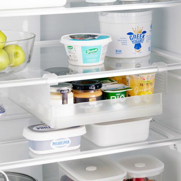 山崎実業 冷蔵庫中棚下ラック タワー tower | キッチン雑貨・タワーシリーズ