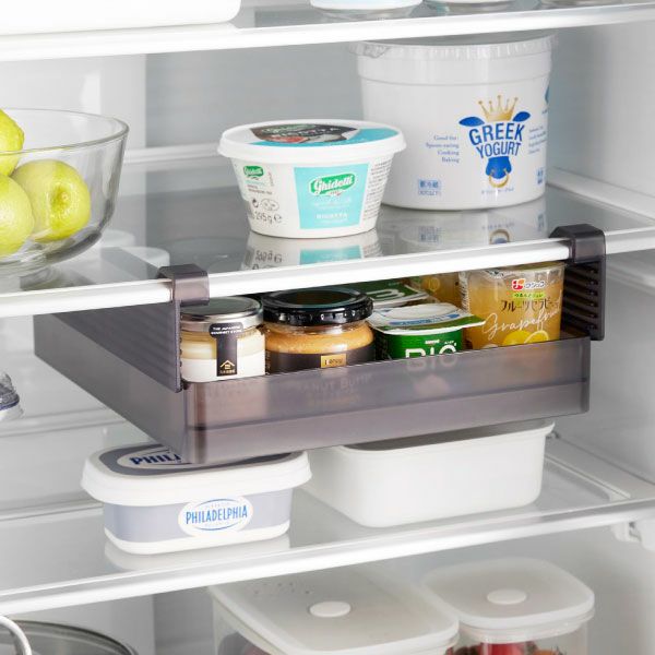 山崎実業 冷蔵庫中棚下ラック タワー tower | キッチン雑貨・タワーシリーズ