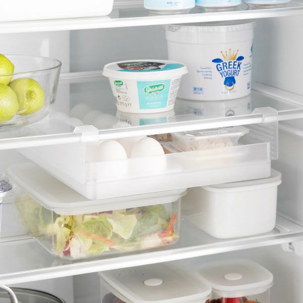 山崎実業 冷蔵庫中棚下ラック タワー tower | キッチン雑貨・タワーシリーズ