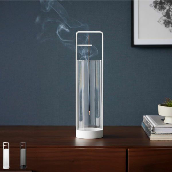 山崎実業 お香スタンド タワー 灰飛び防止カバー付き tower | インテリア雑貨・タワーシリーズ