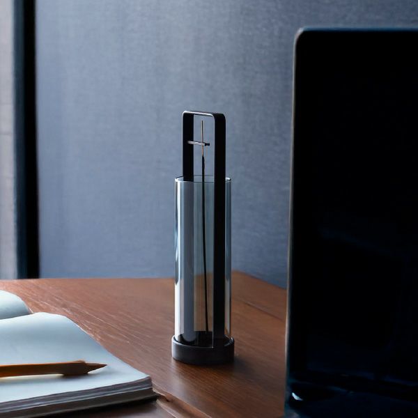 山崎実業 お香スタンド タワー 灰飛び防止カバー付き tower | インテリア雑貨・タワーシリーズ