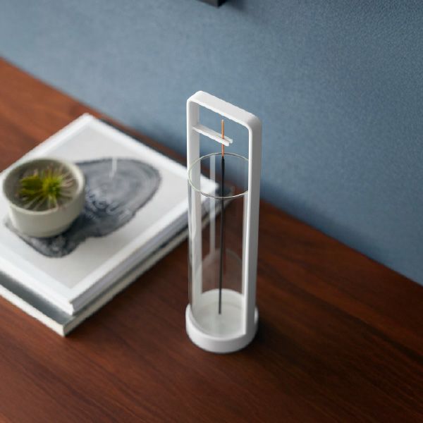 山崎実業 お香スタンド タワー 灰飛び防止カバー付き tower | インテリア雑貨・タワーシリーズ