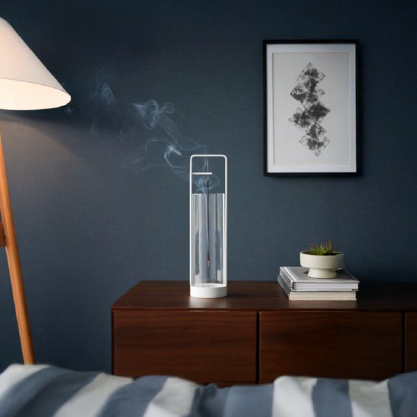 山崎実業 お香スタンド タワー 灰飛び防止カバー付き tower | インテリア雑貨・タワーシリーズ