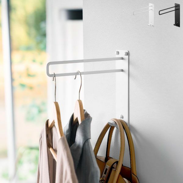 山崎実業 壁付けちょい干しハンガー タワー tower | バスグッズ・タワーシリーズ