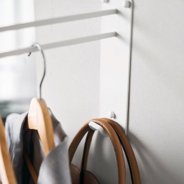 山崎実業 壁付けちょい干しハンガー タワー tower | バスグッズ・タワーシリーズ