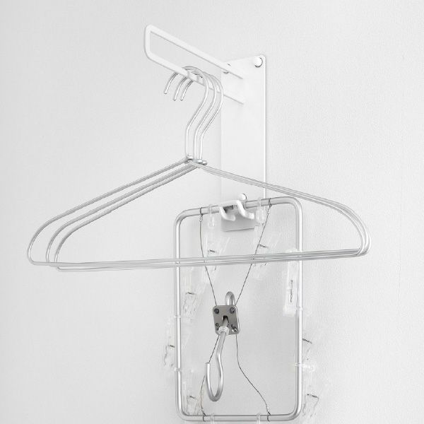 山崎実業 壁付けちょい干しハンガー タワー tower | バスグッズ・タワーシリーズ