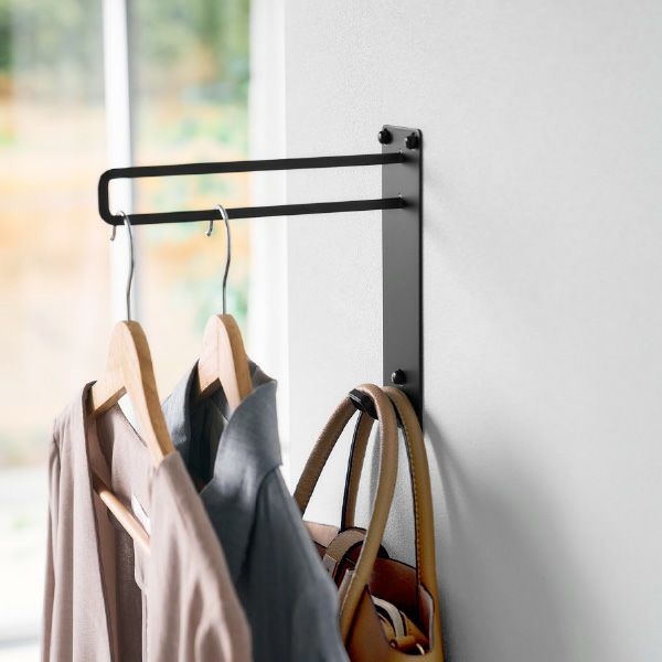 山崎実業 壁付けちょい干しハンガー タワー tower | バスグッズ・タワーシリーズ