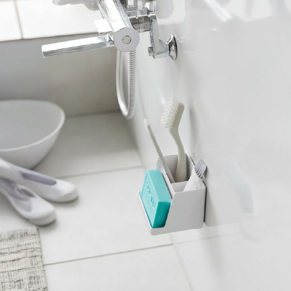 山崎実業 マグネット収納付きソープトレー タワー tower | バスグッズ・タワーシリーズ