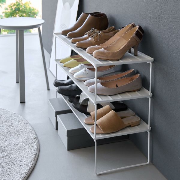 山崎実業 折り畳みシューズラック タワー tower | インテリア雑貨・タワーシリーズ