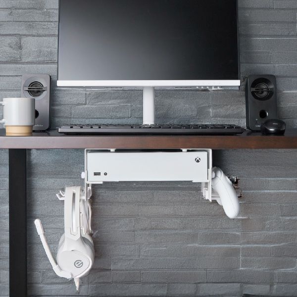 山崎実業 可動式デスク下ゲーム機ホルダー スマート smart | インテリア雑貨・スマートシリーズ