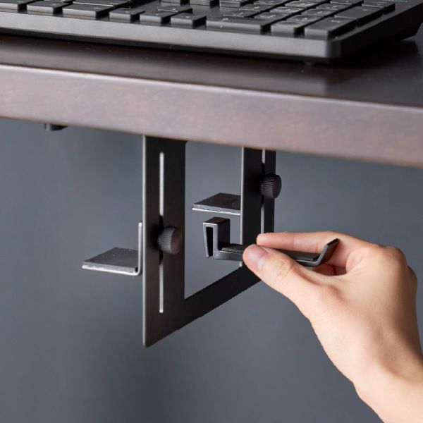 山崎実業 可動式デスク下ゲーム機ホルダー スマート smart | インテリア雑貨・スマートシリーズ