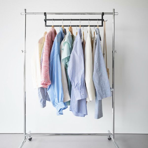 山崎実業 収納力アップ2段衣類ハンガー スマート W60 smart | インテリア雑貨・スマートシリーズ