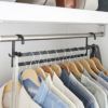 山崎実業 収納力アップ2段衣類ハンガー スマート W60 smart | インテリア雑貨・スマートシリーズ