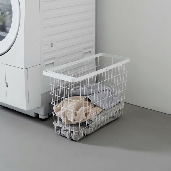 山崎実業 ランドリーワゴン＋バスケット タワー スリム tower | バスグッズ・タワーシリーズ