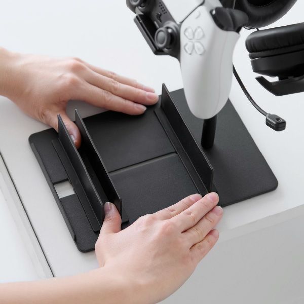 山崎実業 仕切りが動くゲーム機&コントローラースタンド スマート smart | インテリア雑貨・スマートシリーズ