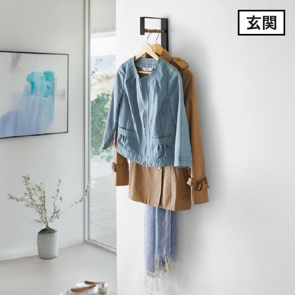  山崎実業 壁付けコートハンガー タワー tower | インテリア雑貨・タワーシリーズ