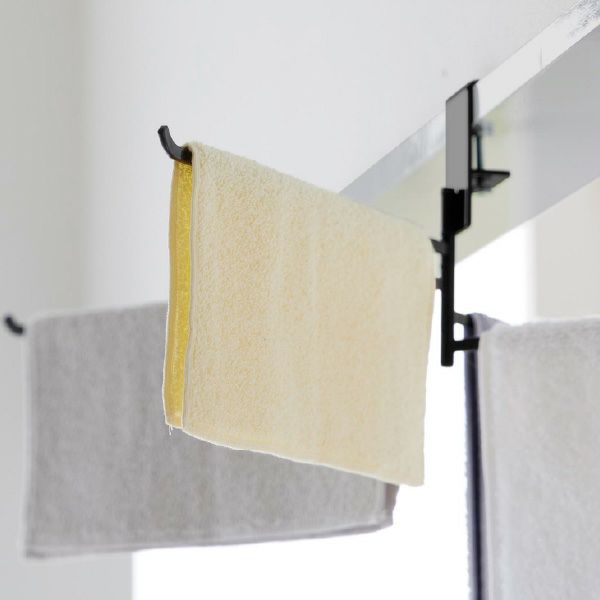 山崎実業 360度回転できる室内物干しタオルハンガー タワー tower | バスグッズ・タワーシリーズ