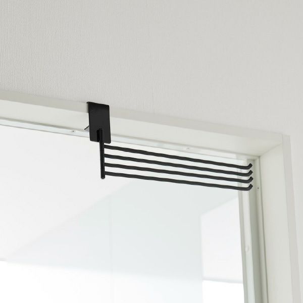 山崎実業 360度回転できる室内物干しタオルハンガー タワー tower | バスグッズ・タワーシリーズ