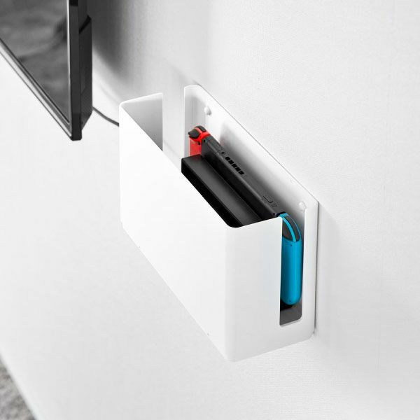 山崎実業 蓋付き重ねられるゲーム機器収納ケース スマート smart | インテリア雑貨・スマートシリーズ