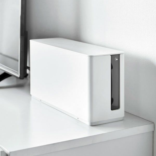 山崎実業 蓋付き重ねられるゲーム機器収納ケース スマート smart | インテリア雑貨・スマートシリーズ