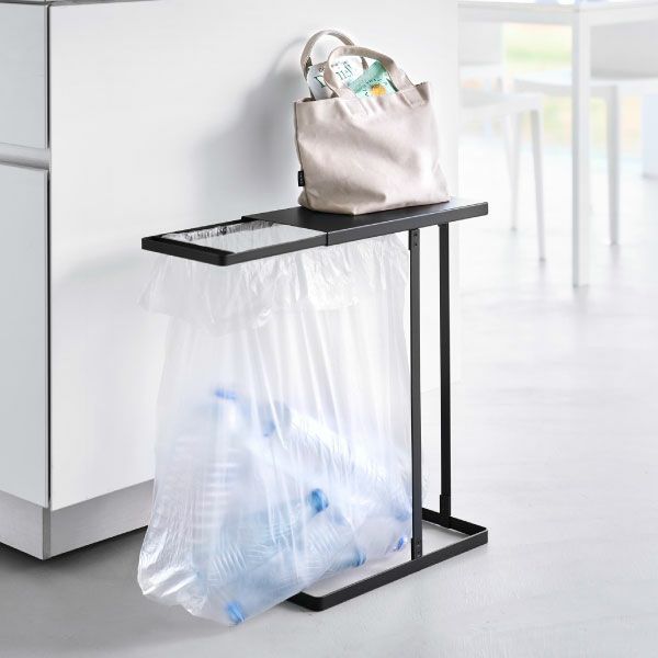山崎実業 引き出す分別ゴミ袋ホルダー タワー スリム 45L 3個セット tower | インテリア雑貨・タワーシリーズ・ゴミ箱