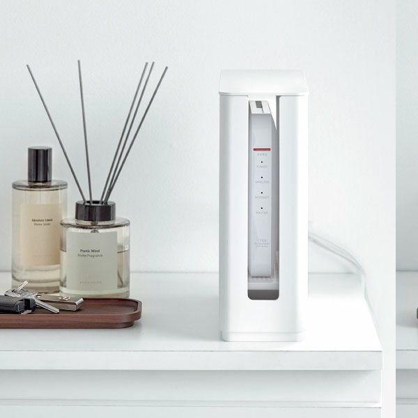 山崎実業 蓋付き重ねられる仕切り付きスリムルーター収納ケース スマート smart | インテリア雑貨・スマートシリーズ