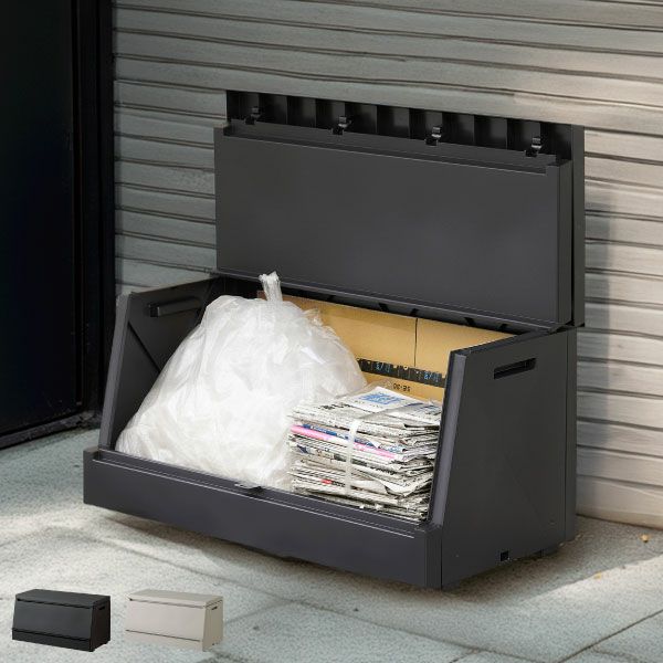 SOLOW ソロウ 出し入れがスムーズな屋外ストッカー 120L | インテリア雑貨・ゴミ箱