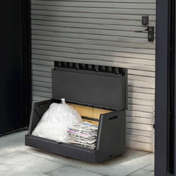 SOLOW ソロウ 出し入れがスムーズな屋外ストッカー 120L | インテリア雑貨・ゴミ箱