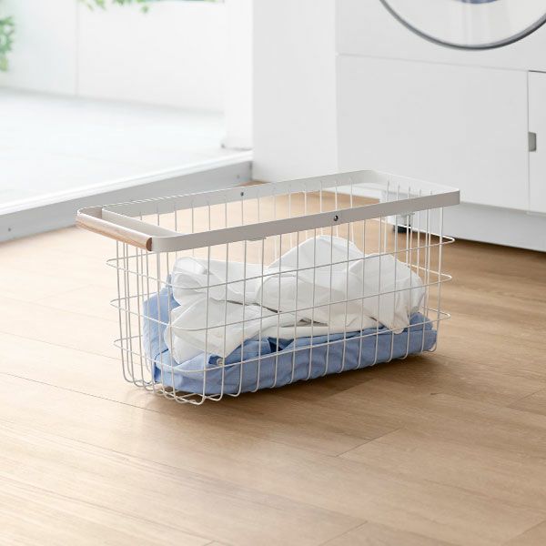山崎実業 ランドリーワゴン＋バスケット トスカ スリム tosca | インテリア雑貨・トスカシリーズ