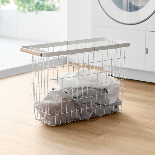 山崎実業 ランドリーワゴン＋バスケット トスカ スリム tosca | インテリア雑貨・トスカシリーズ