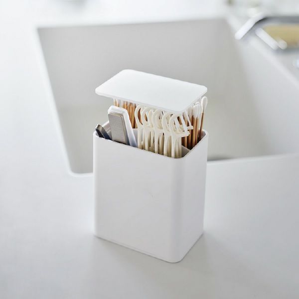 山崎実業 ポップアップ式綿棒ケース タワー tower | バスグッズ・タワーシリーズ