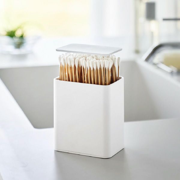 山崎実業 ポップアップ式綿棒ケース タワー tower | バスグッズ・タワーシリーズ