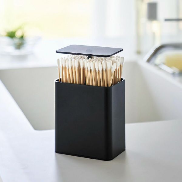 山崎実業 ポップアップ式綿棒ケース タワー tower | バスグッズ・タワーシリーズ