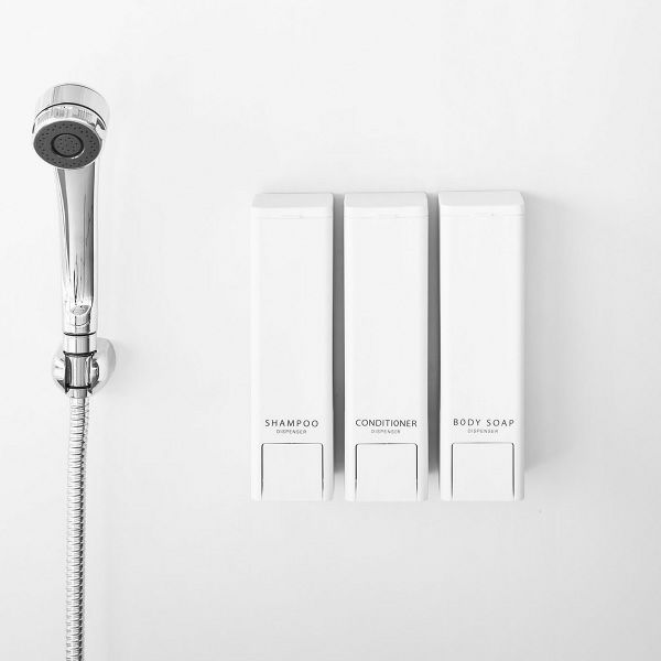 山崎実業 下から出るマグネットディスペンサー タワー 3点セット tower | バスグッズ・タワーシリーズ