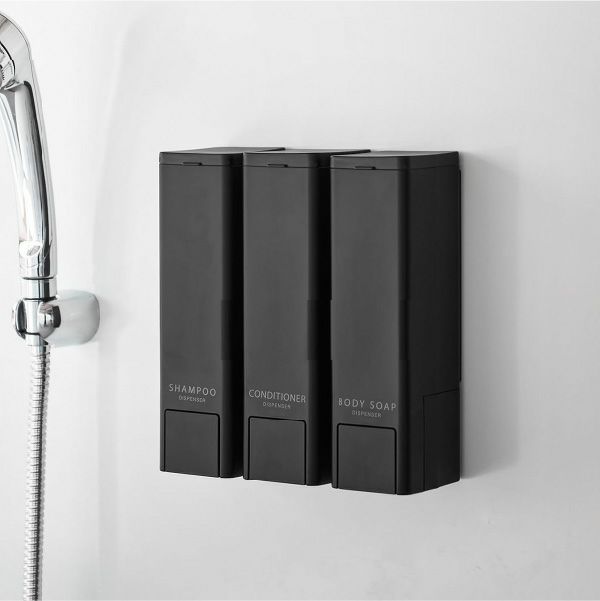 山崎実業 下から出るマグネットディスペンサー タワー 3点セット tower | バスグッズ・タワーシリーズ