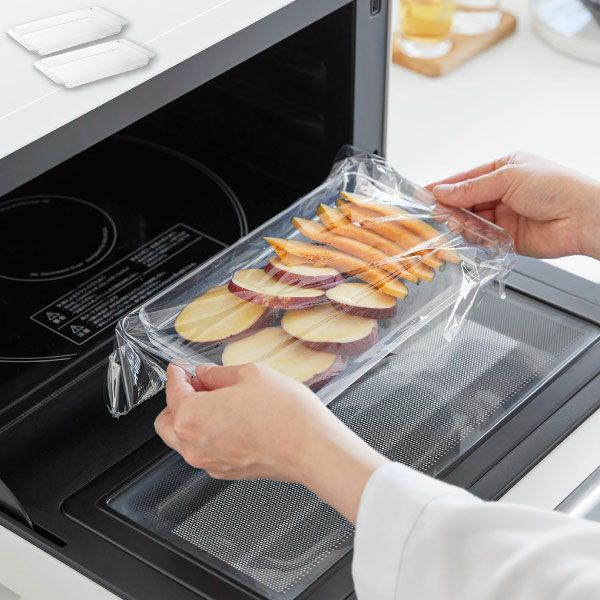 山崎実業 電子レンジ対応連結できる洗いやすい下ごしらえ調理トレー タワー 2個組 浅型 tower | キッチン雑貨・タワーシリーズ
